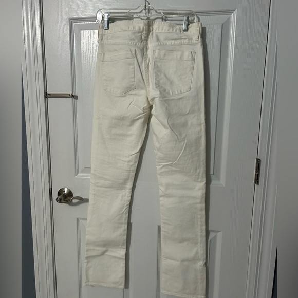 J. Crew Matchstick White Jeans Size 27R - Picture 9 of 9